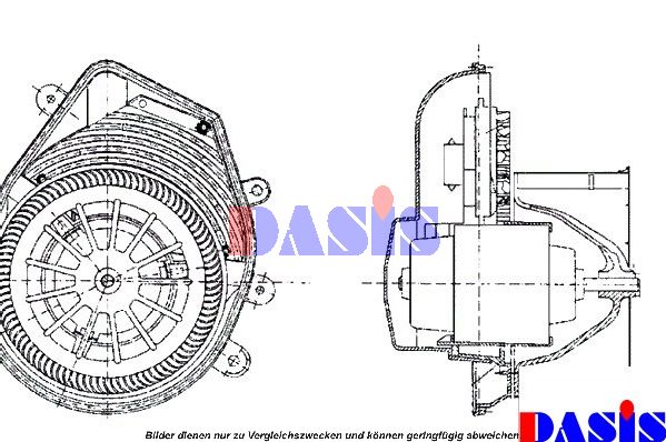 AKS DASIS Вентилятор салона 740189N